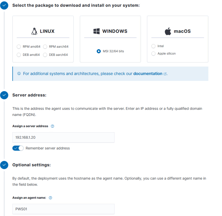 Wazuh Agent Config