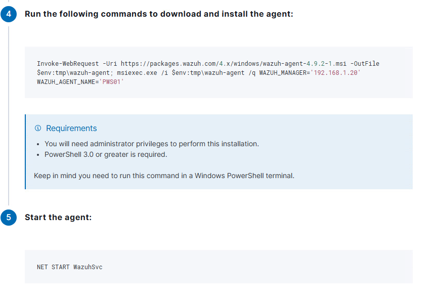 Wazuh Powershell Script